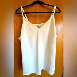2X White camisole